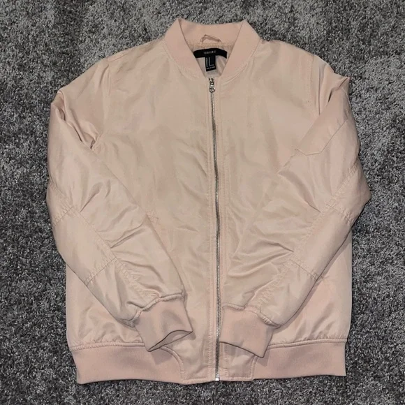 Forever 21 Jackets Coats Light Pink Bomber Jacket Poshmark